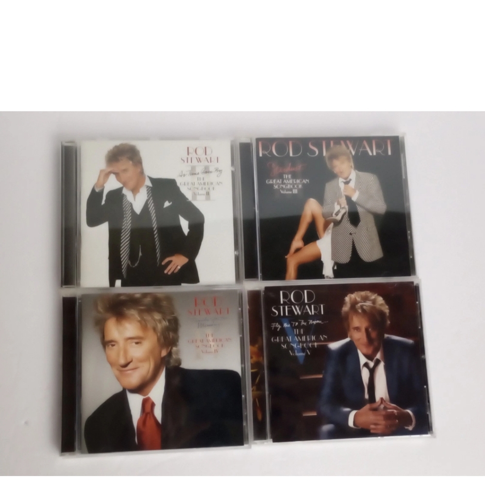 Rod Stewart (4) CD Lot The Great American Songbook Volumes 2-5